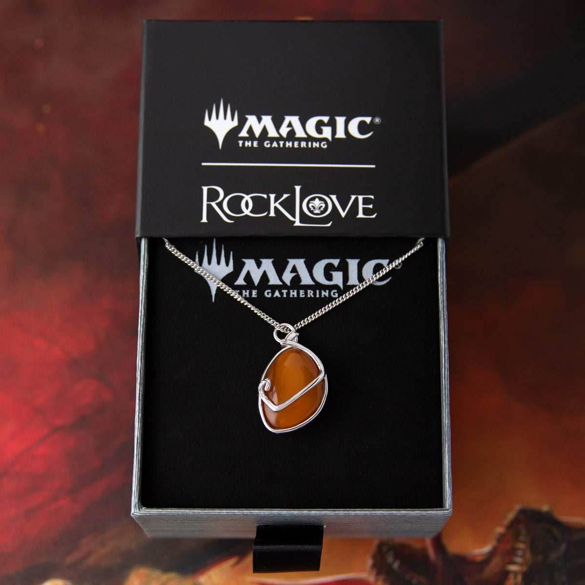 Magic: The Gathering X RockLove Mox Amber Necklace - 
