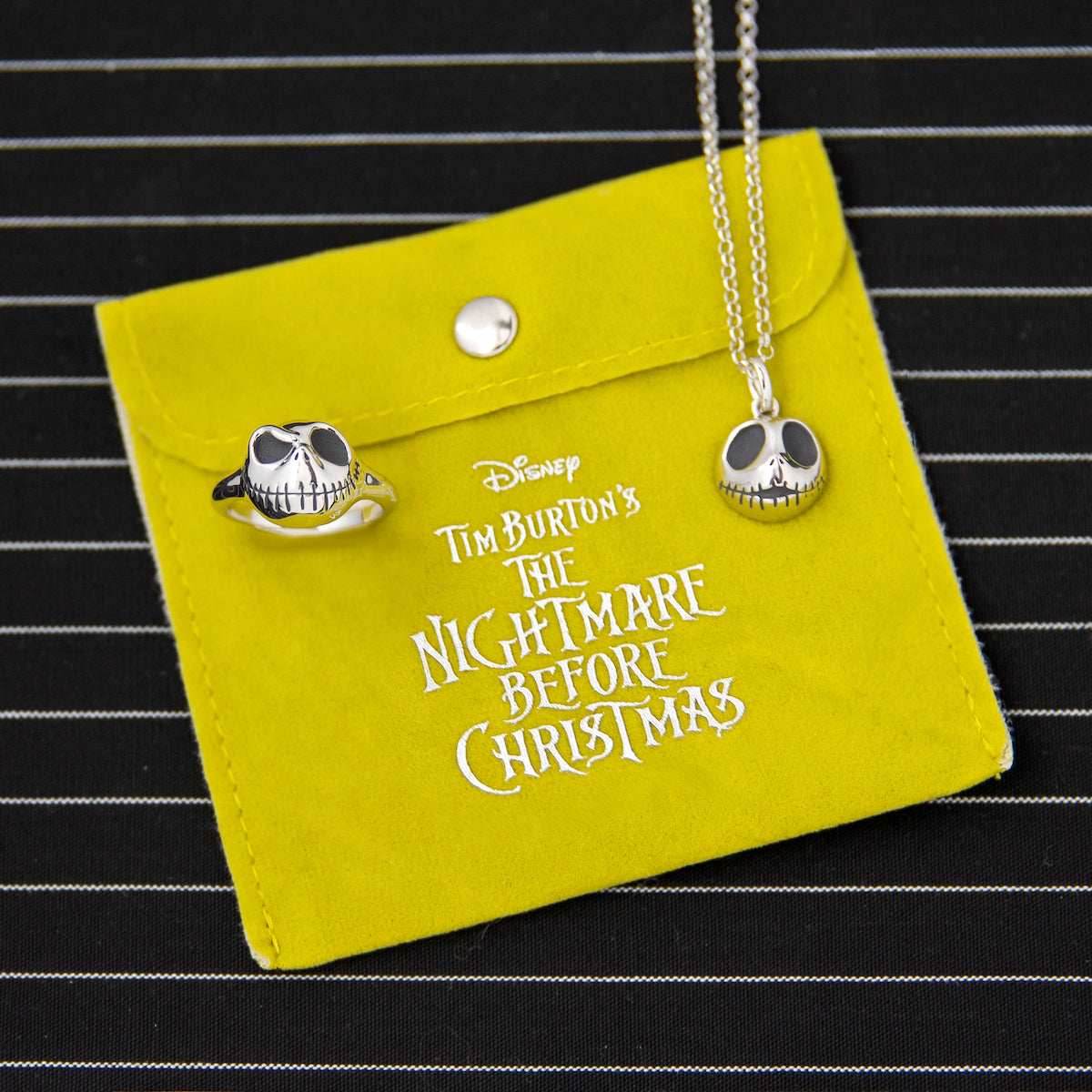 Disney X RockLove THE NIGHTMARE BEFORE CHRISTMAS Jack Skellington Ring - Size 4