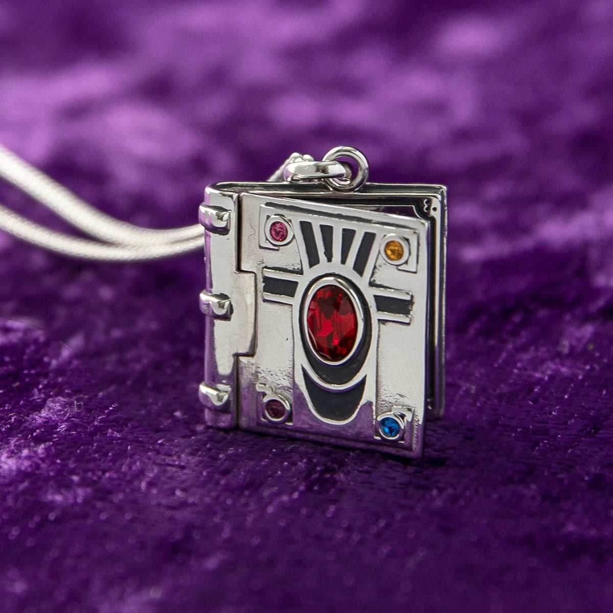 Dungeons and Dragons X RockLove Wizard Spell Book Necklace - 