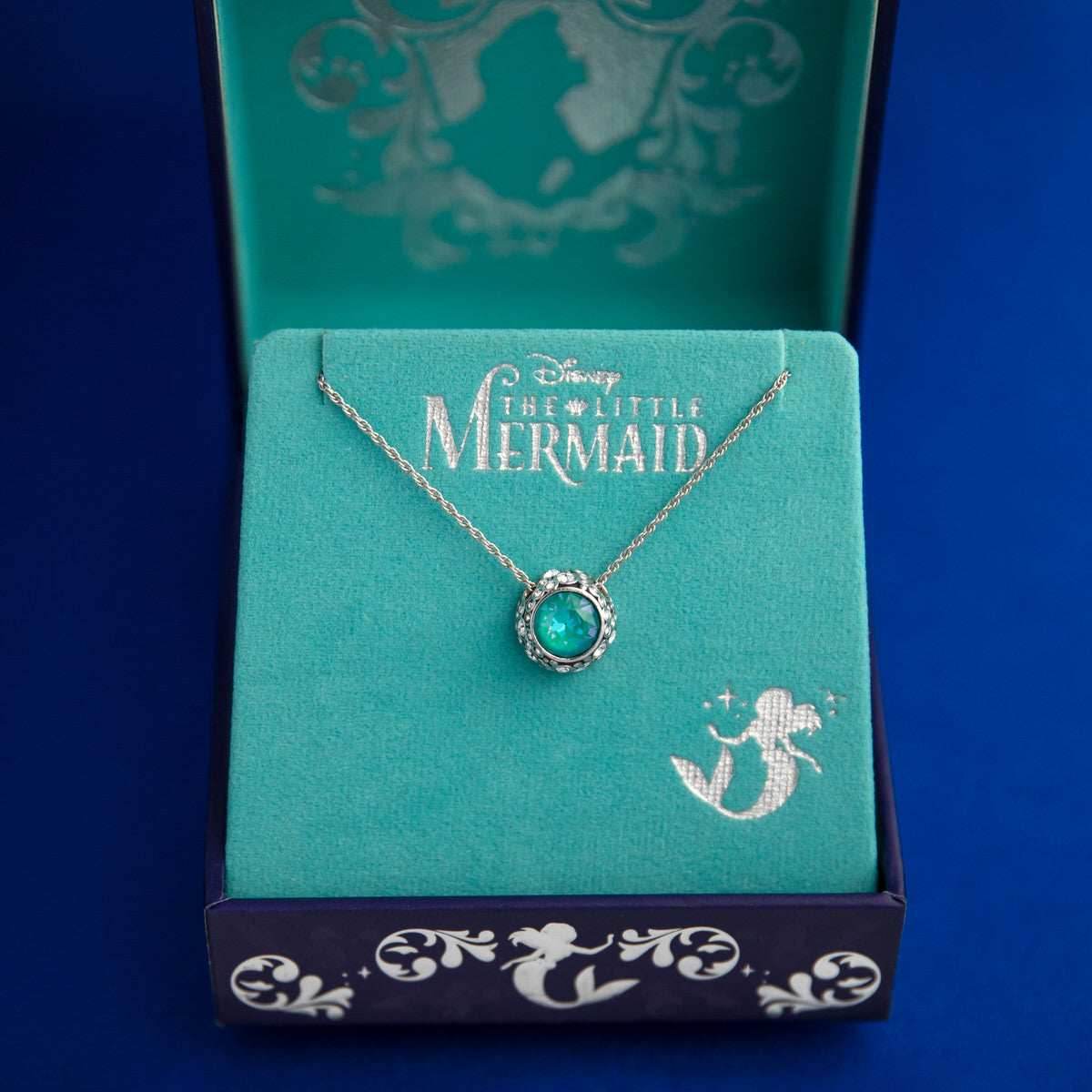 Disney X RockLove THE LITTLE MERMAID Bubble Solitaire Necklace - 