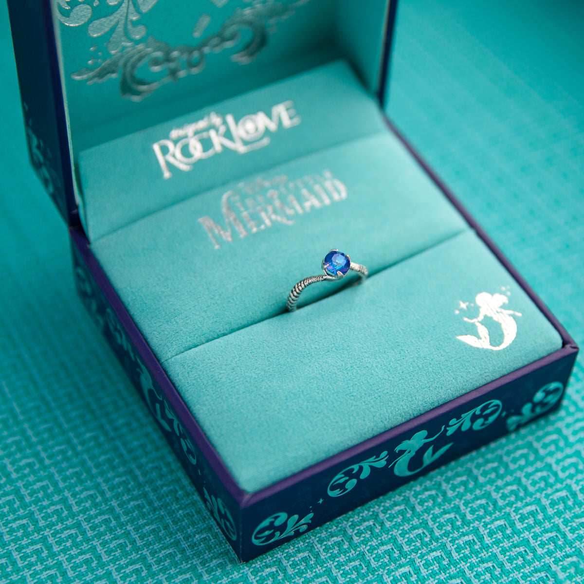 Disney X RockLove THE LITTLE MERMAID Tail Fin Ring - Size 5
