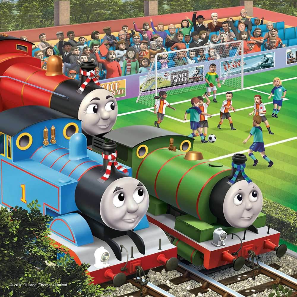 Puzzle: Thomas & Friends - Thomas Watches Soccer - 