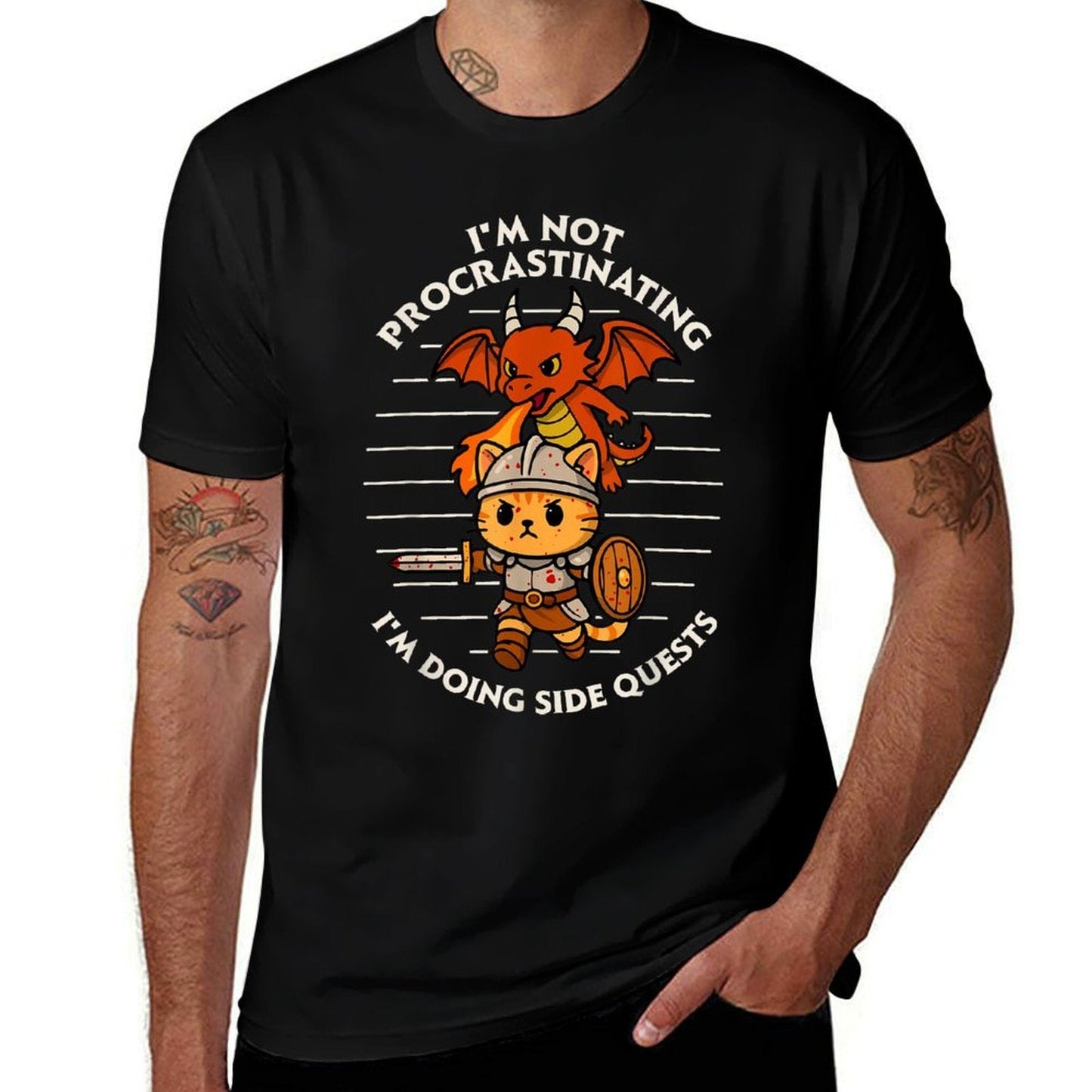RPG Gamer  Im Doing Side Quests  Men Women  D20  Affordable Price T-Shirt