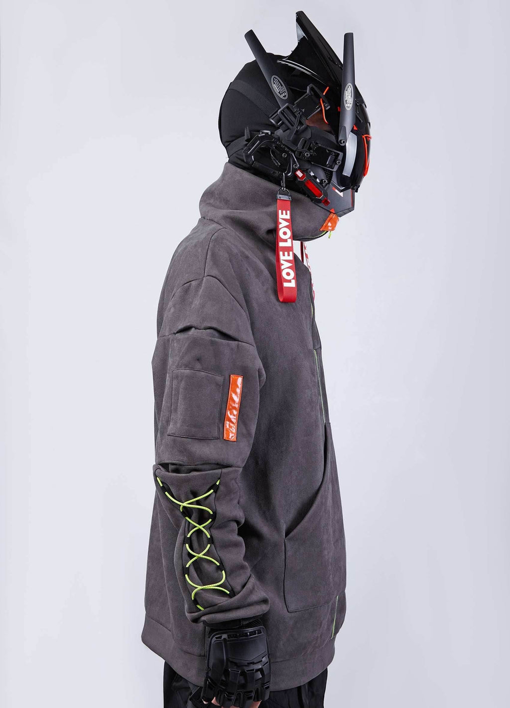 APH509 Not Evil Cyber Sweater - Grey / S