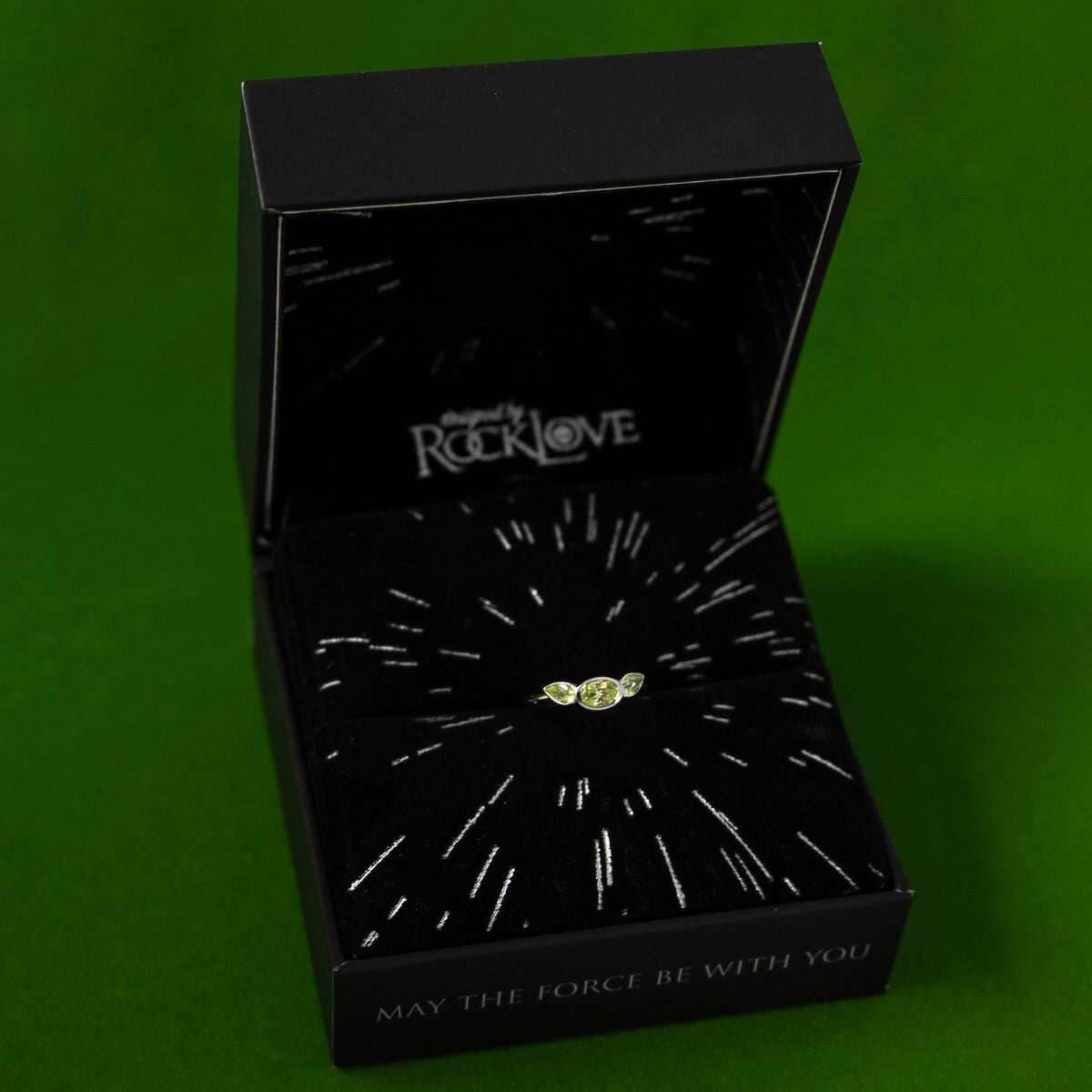 Star Wars X RockLove Grogu Crystal Ring - Size 5