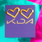 League of Legends X RockLove KDA Ahri Heart Hoop Earrings - 