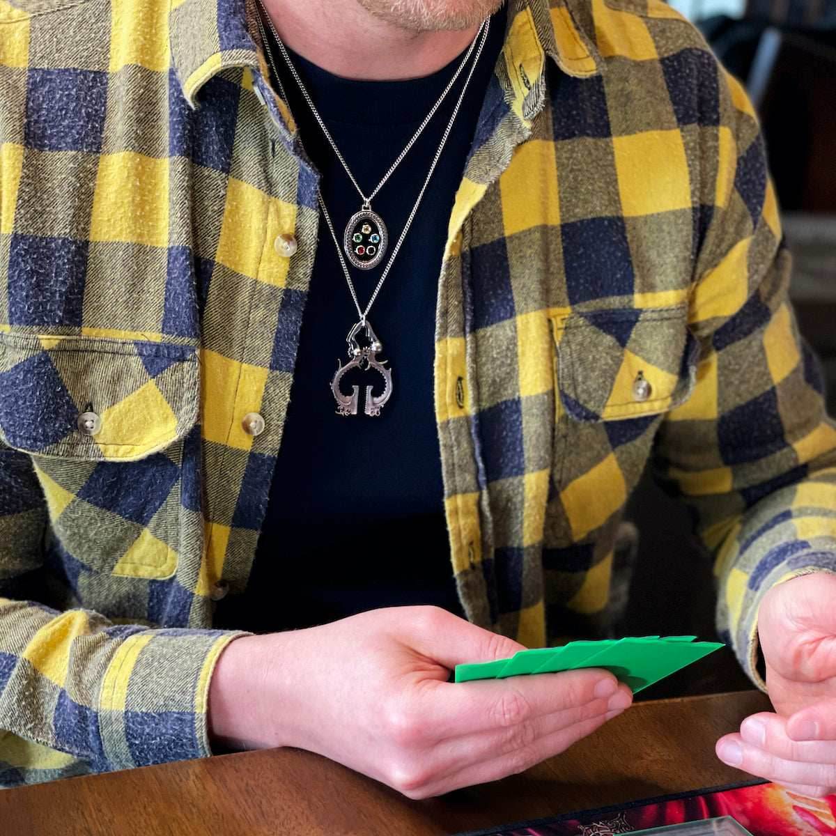 Magic: The Gathering X RockLove Pip Medallion Necklace - 