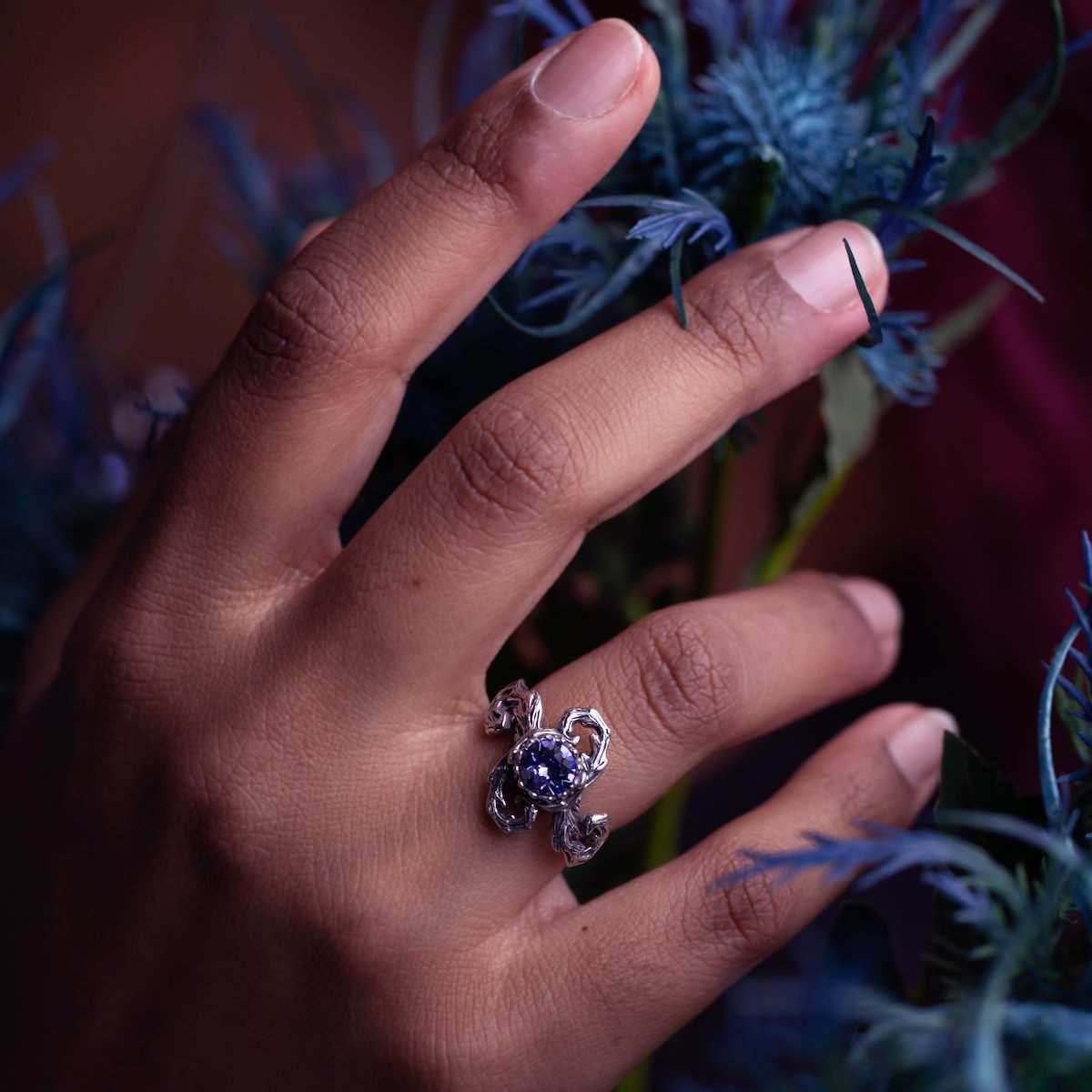 Disney X RockLove THE NIGHTMARE BEFORE CHRISTMAS Sally Thistle Ring - Size 4