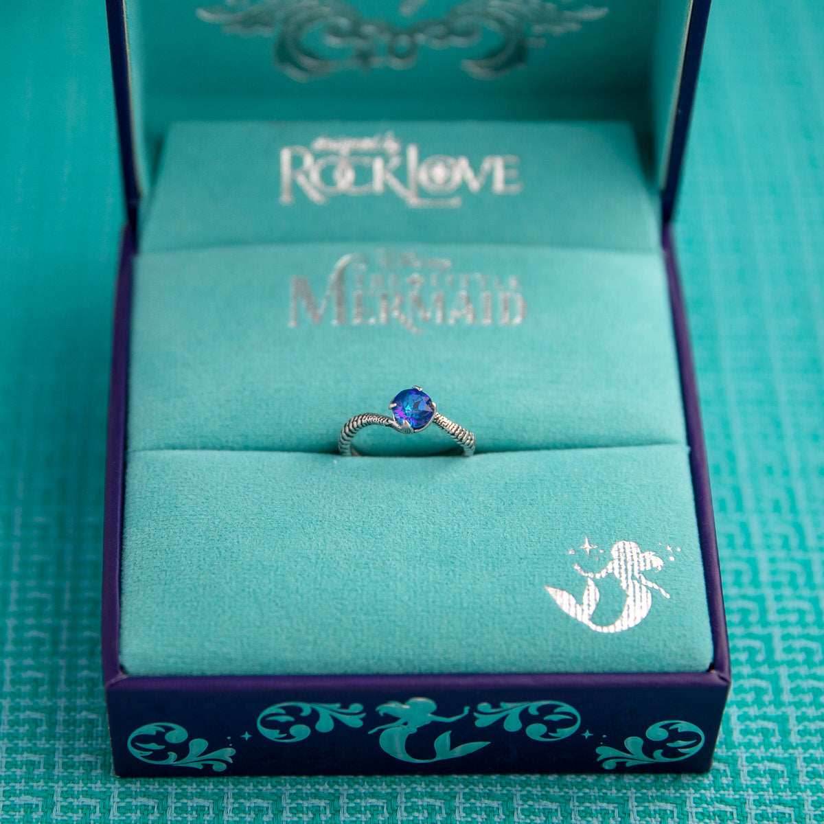 Disney X RockLove THE LITTLE MERMAID Tail Fin Ring - Size 5