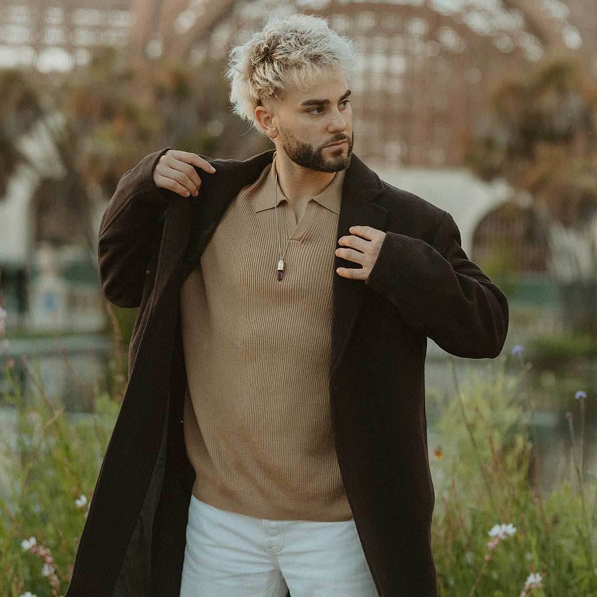 Star Wars X RockLove Mace Windu Kyber Crystal Necklace - 