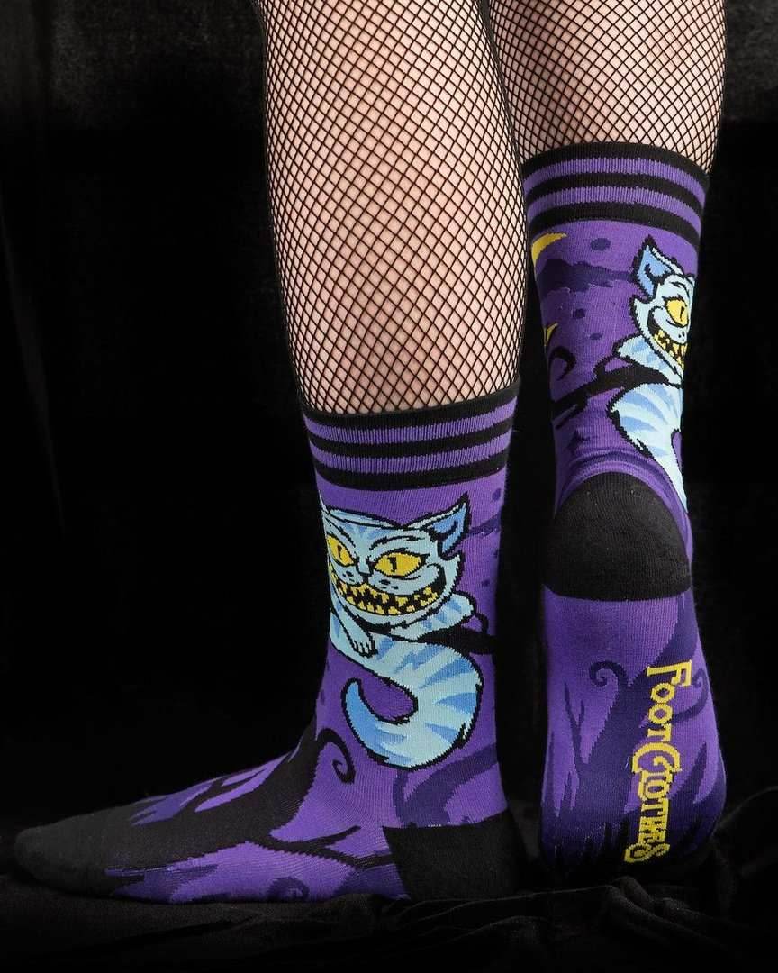 Cheshire Cat Crew Socks - 