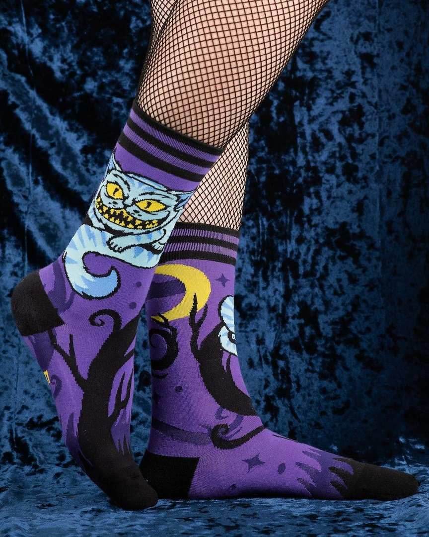 Cheshire Cat Crew Socks - 