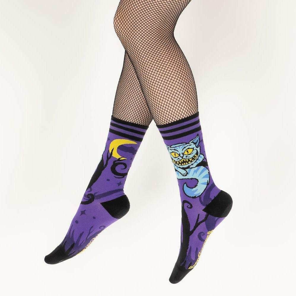 Cheshire Cat Crew Socks - 