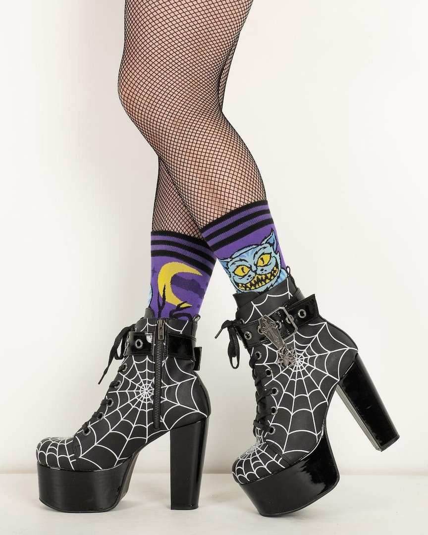 Cheshire Cat Crew Socks - 