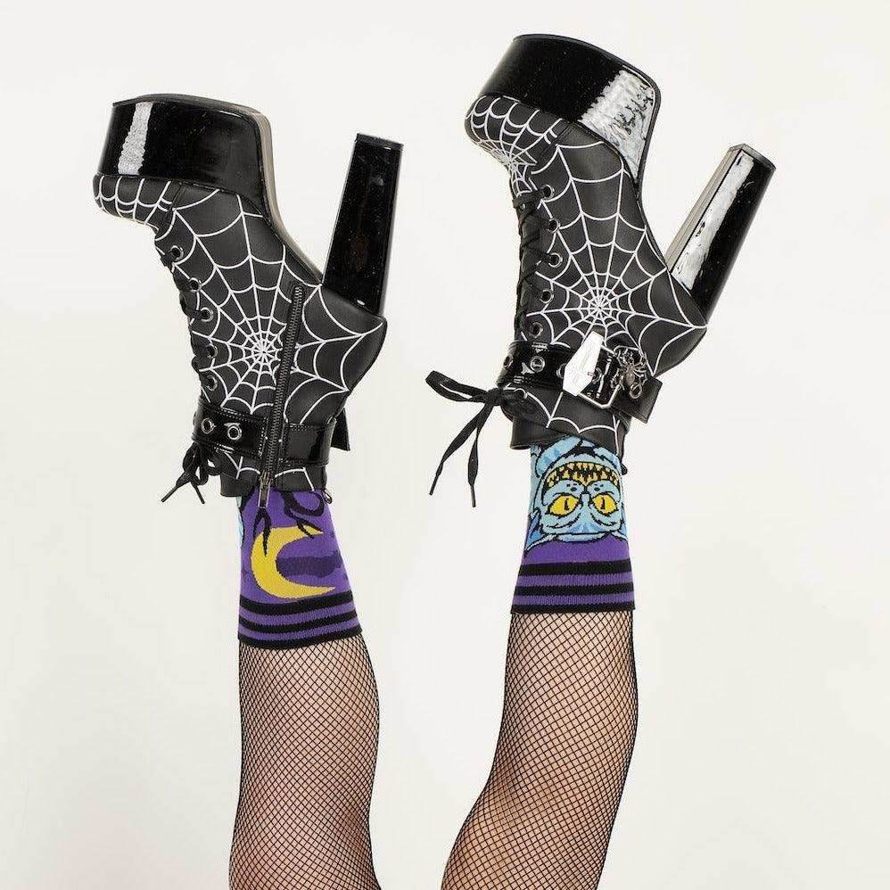 Cheshire Cat Crew Socks - 