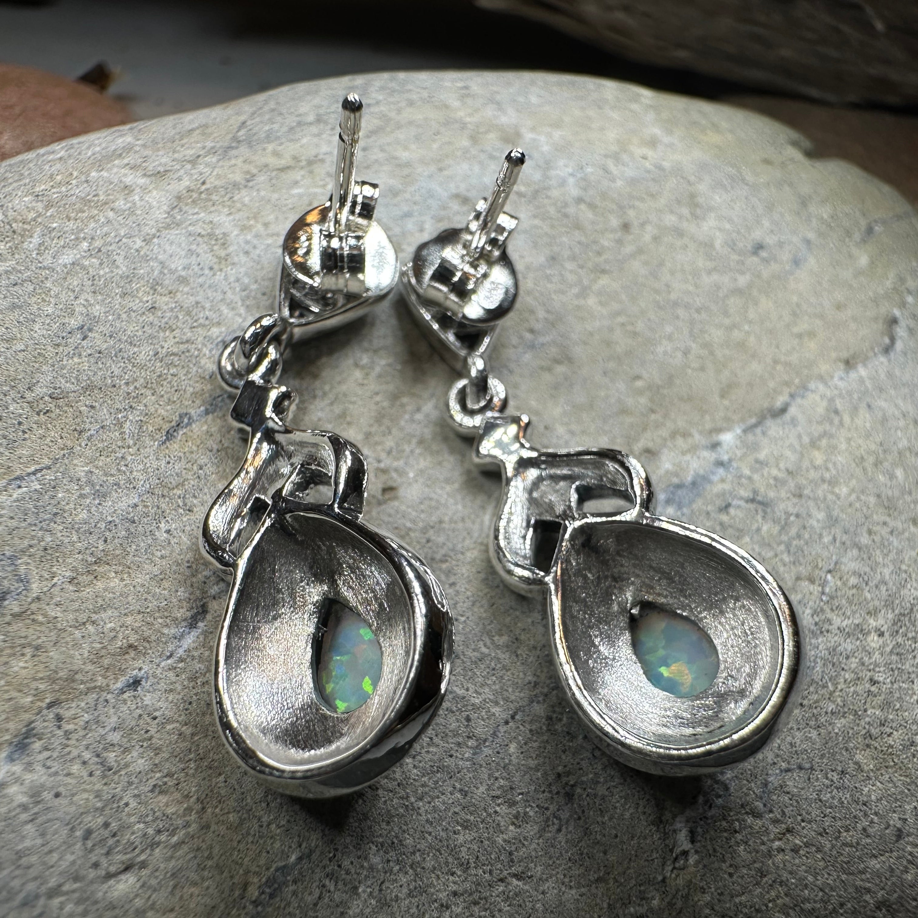 Celtic Twilight Opal Earrings
