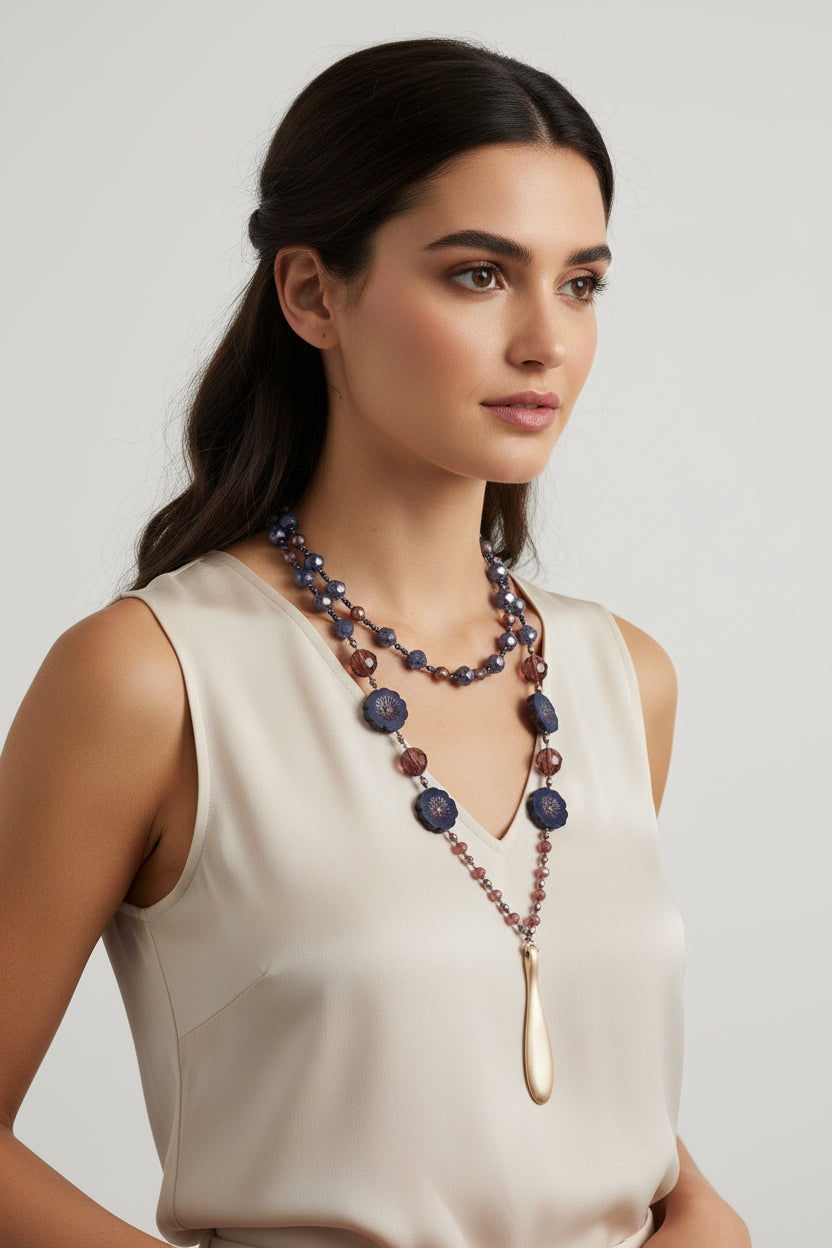 Gibson Girl Long Necklace