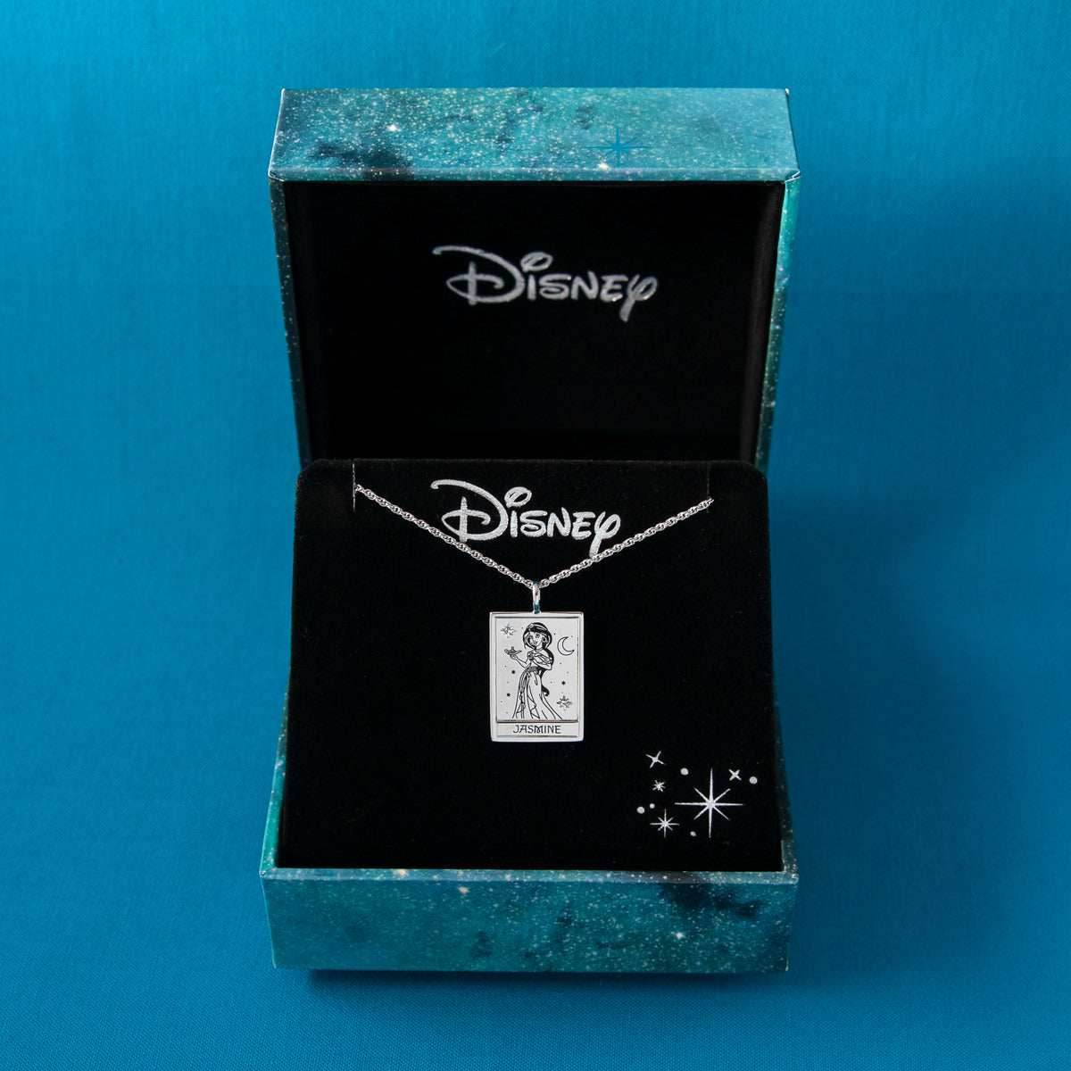 Disney X RockLove ALADDIN Jasmine Tablet Necklace - Sterling Silver