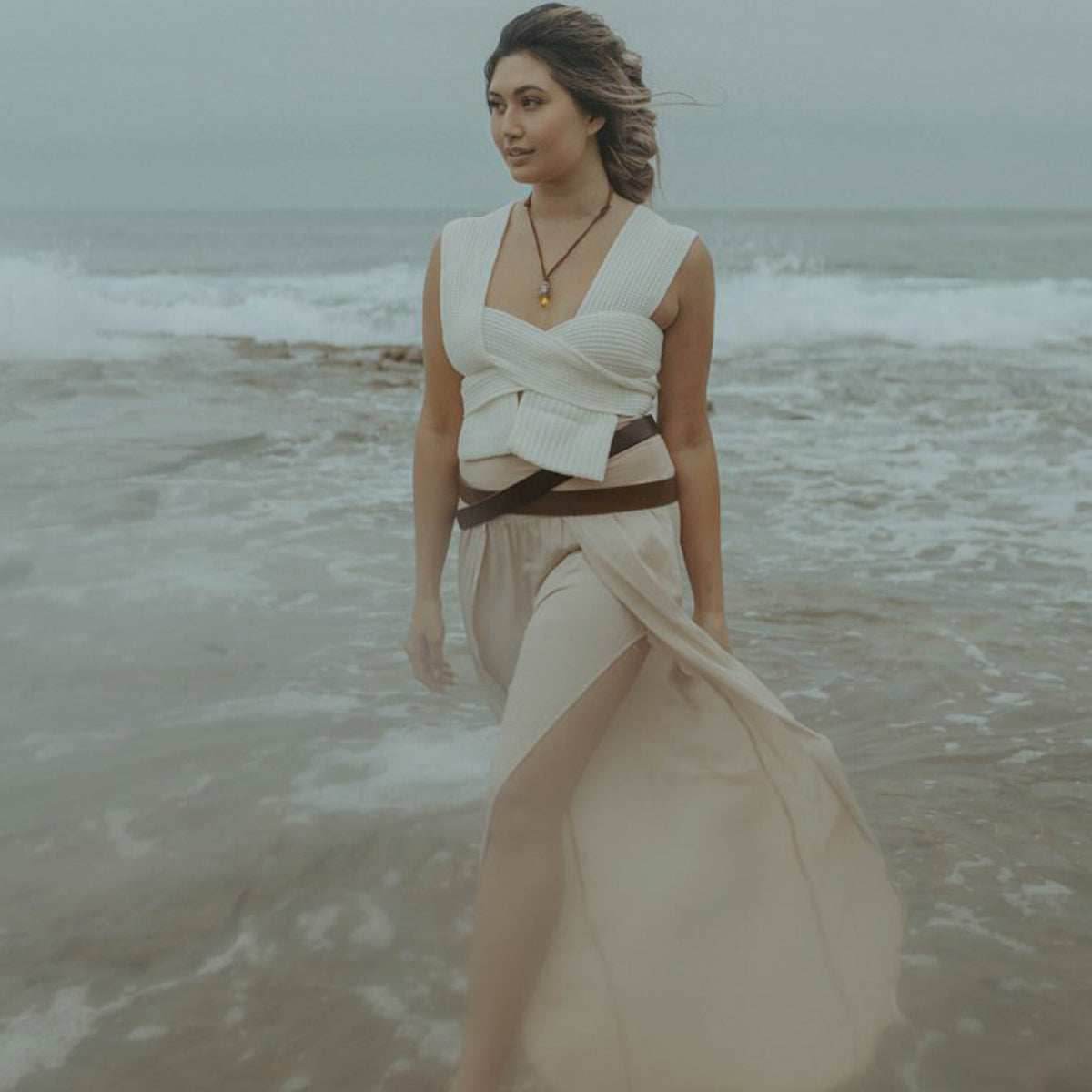 Star Wars X RockLove Rey Kyber Crystal Necklace - 