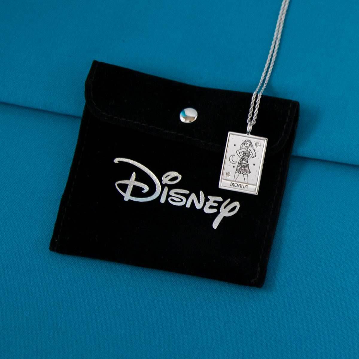 Disney X RockLove MOANA Moana Tablet Necklace - Sterling Silver