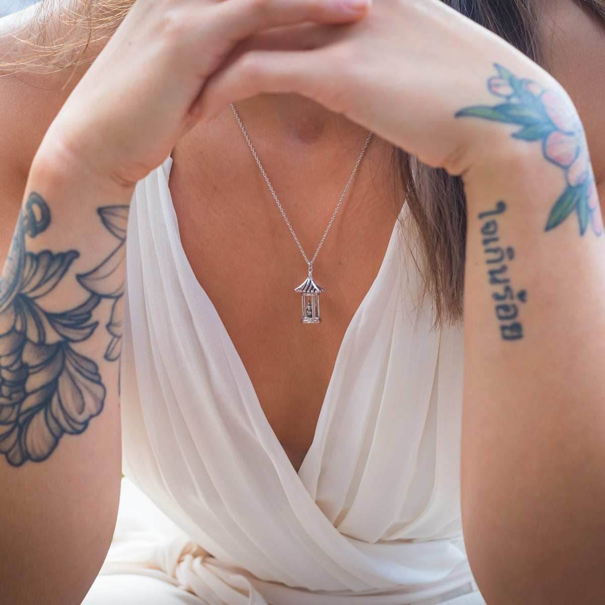 Disney X RockLove MULAN Good Luck Cri-Kee Necklace - 