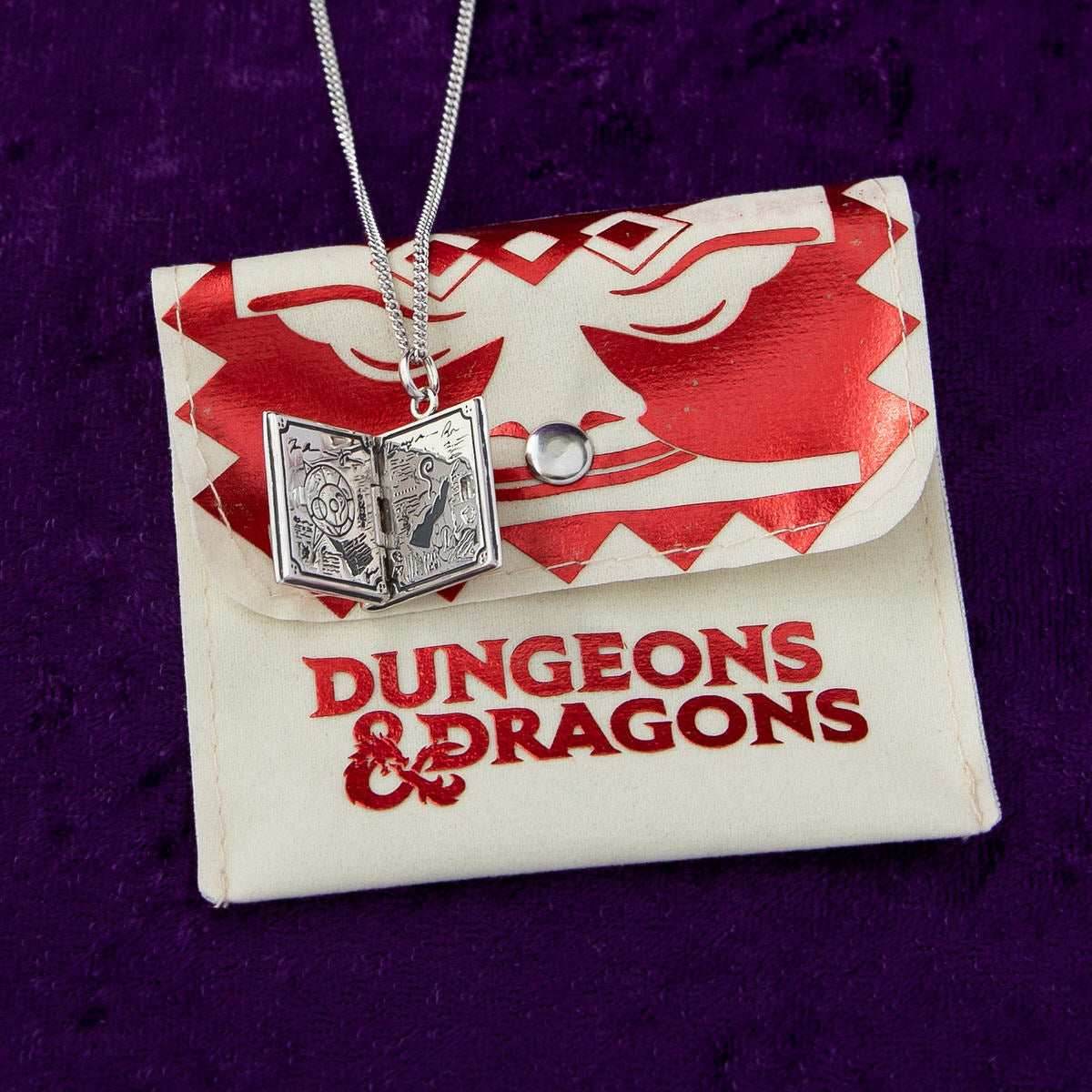 Dungeons and Dragons X RockLove Wizard Spell Book Necklace - 