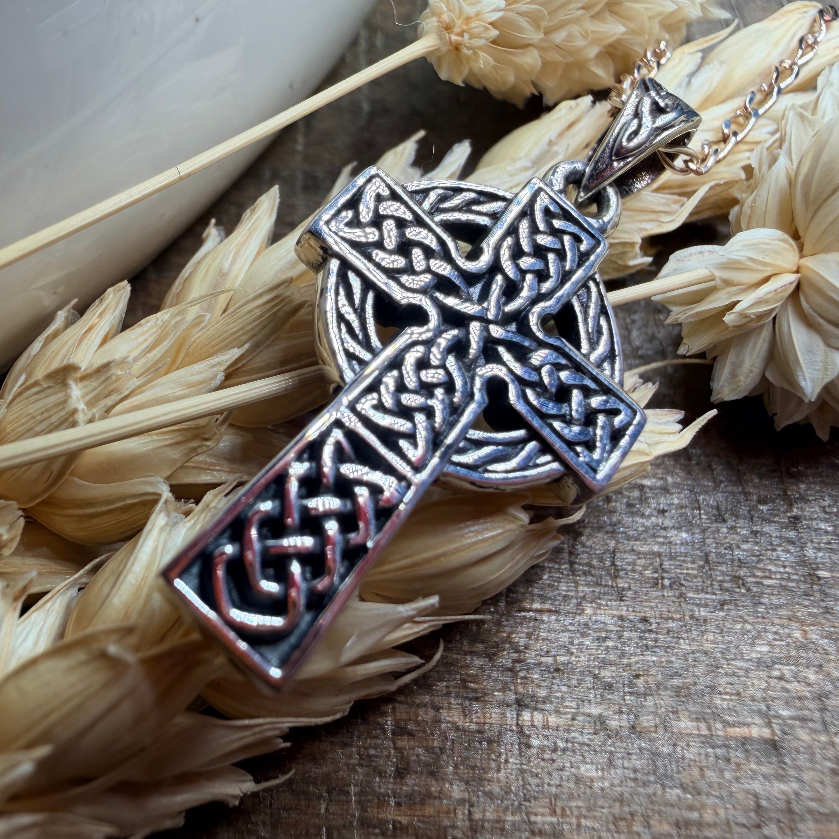 Chay Celtic Cross Necklace