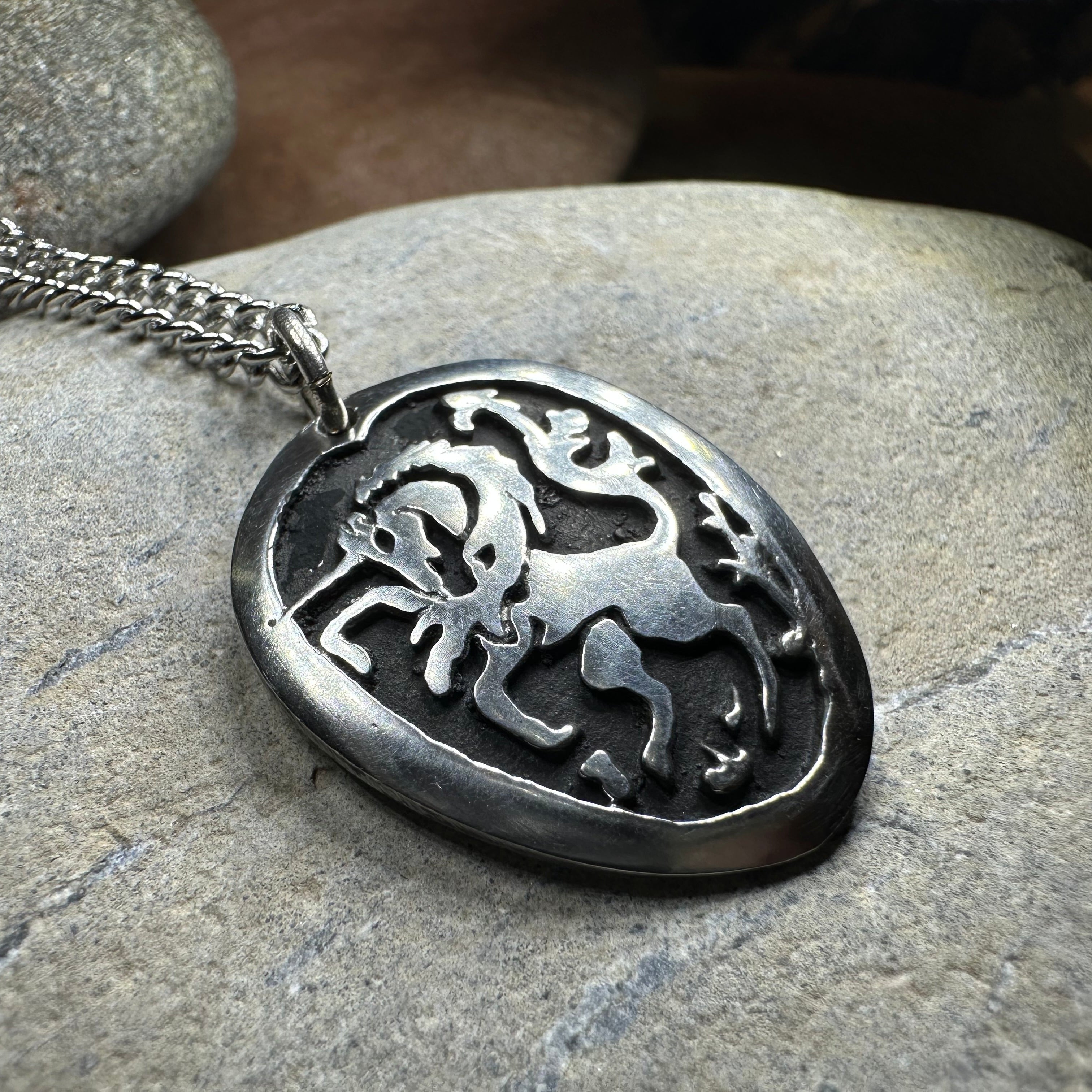 Unicorn of Scotland Pewter Necklace