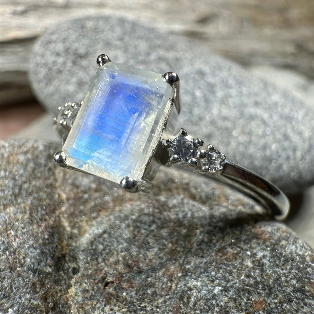 Hilaria Moonstone Ring