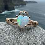 Raynette Claddagh Opal Ring