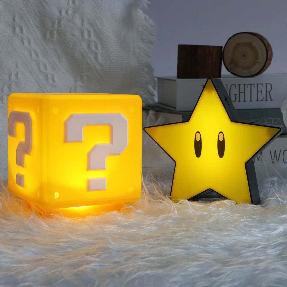 LED Question Mark Night Light Games Toy Children Table Lamp USB Charging Kids Birthday Gift - Question Block
