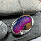 Purple Skies Northern Lights Necklace