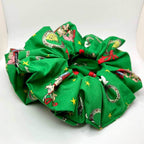 Green Grinch and Cindy Christmas Scrunchie - 