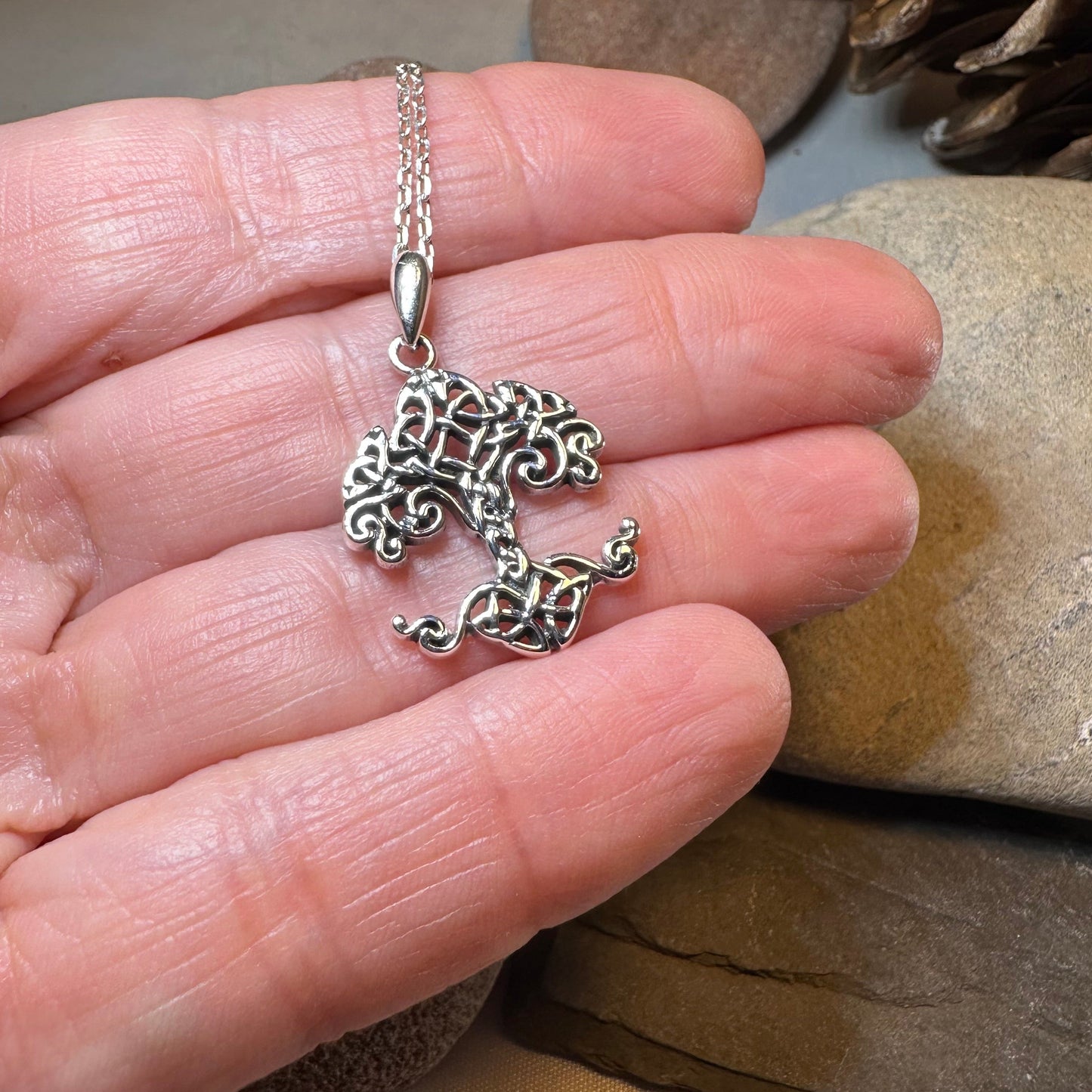 Persephone Opal Tree of Life Necklace