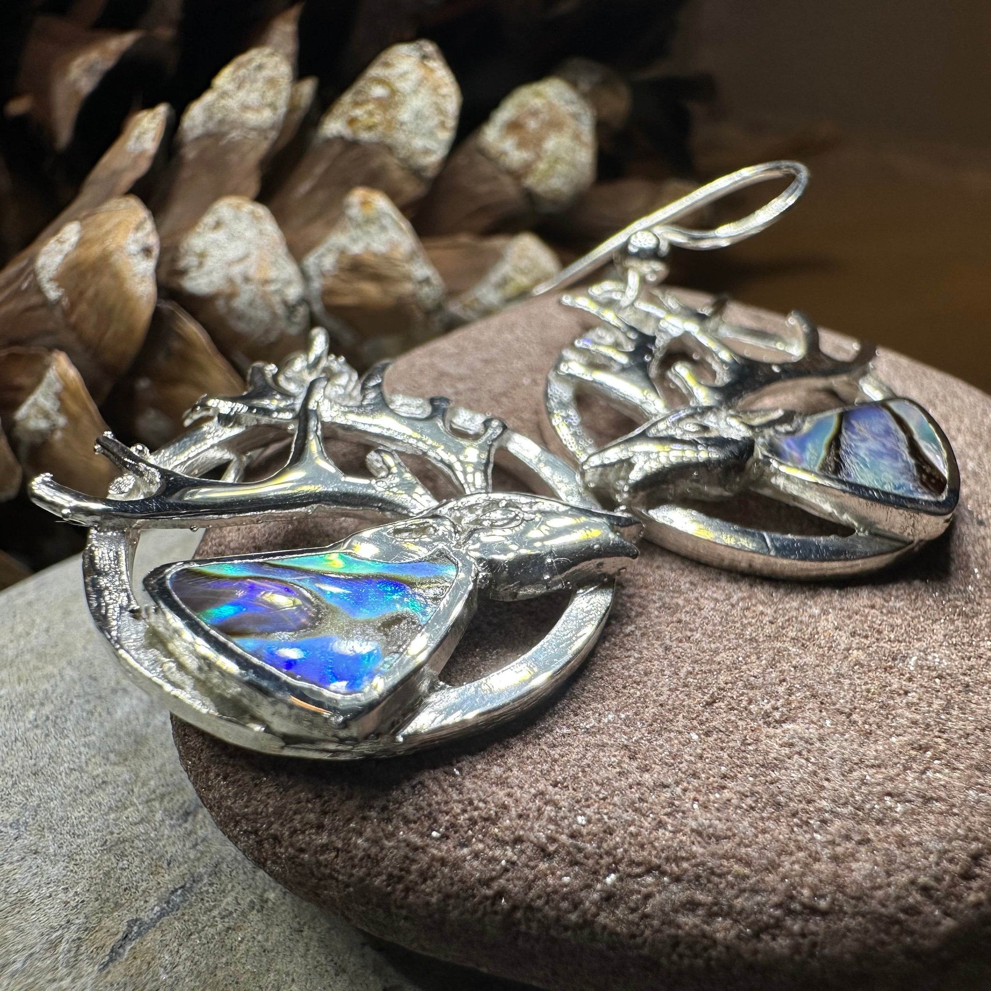 Stag of the Mist Earrings - 