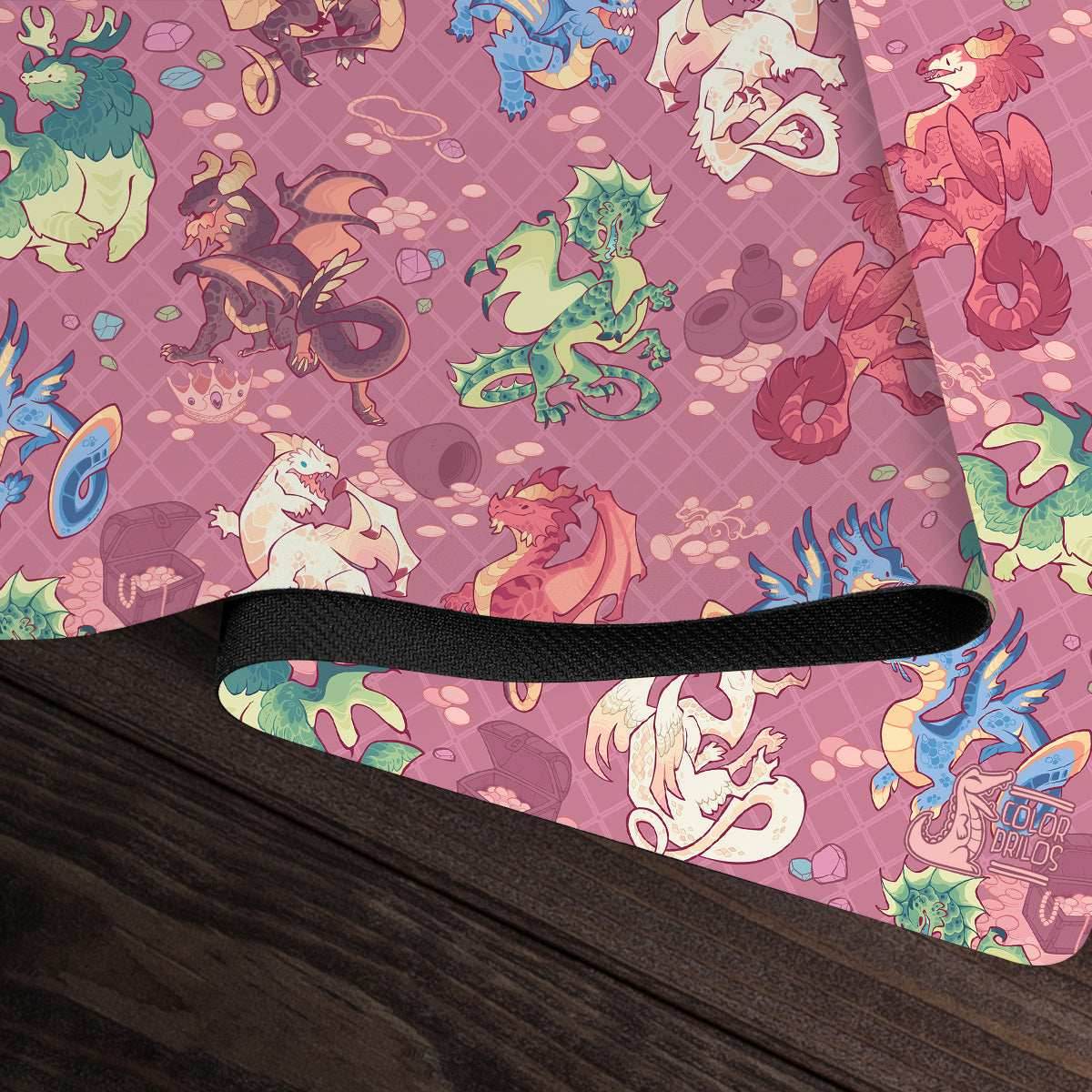 Chromatic Dragons Playmat - Standard Playmat / Purple / Plain