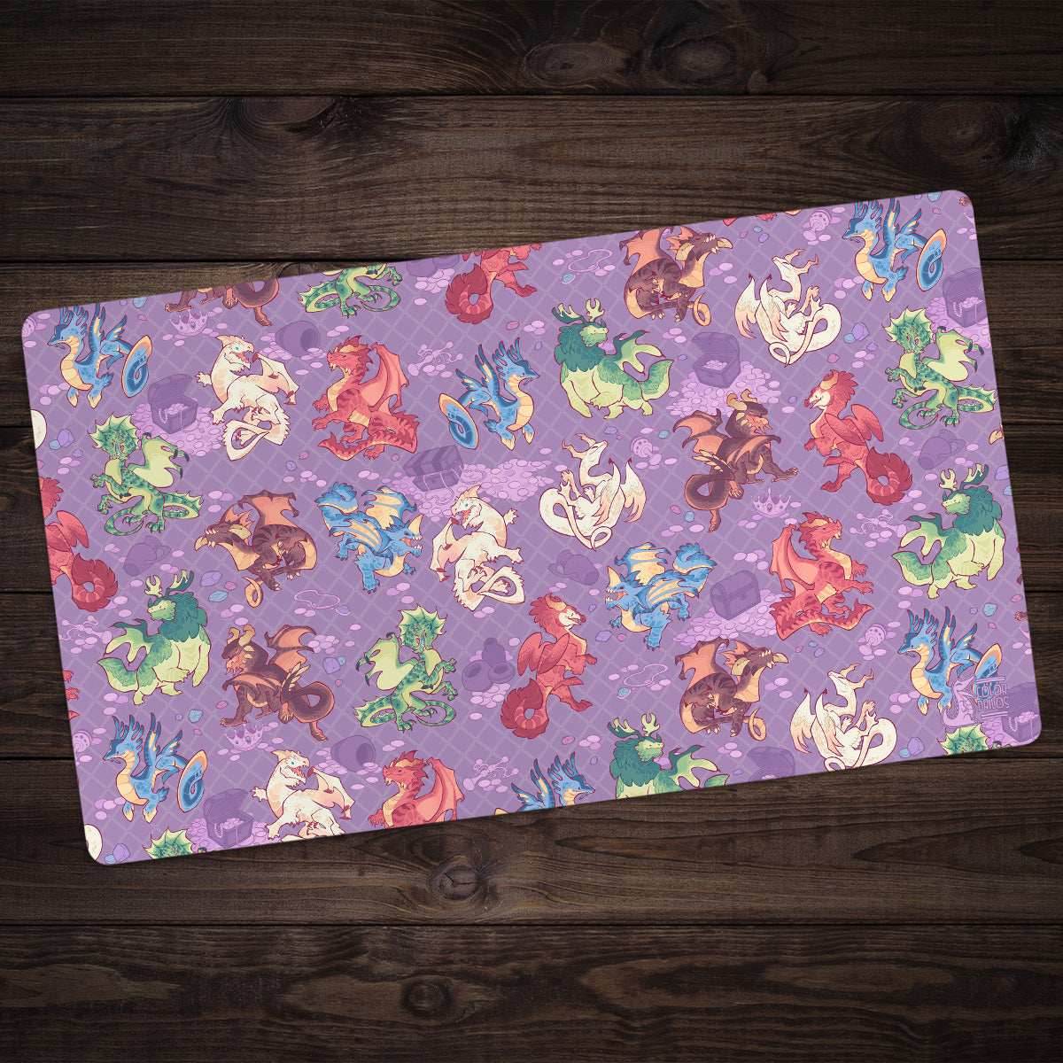 Chromatic Dragons Playmat - Standard Playmat / Purple / Plain