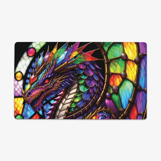 Queen Of The Prismatic Dragons Playmat - Standard Playmat / Plain