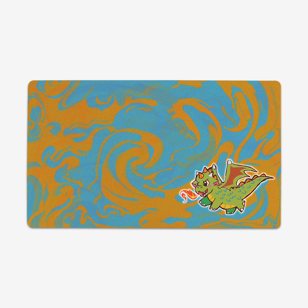 Dragon Breath Playmat - Standard Playmat / Plain / Grellow