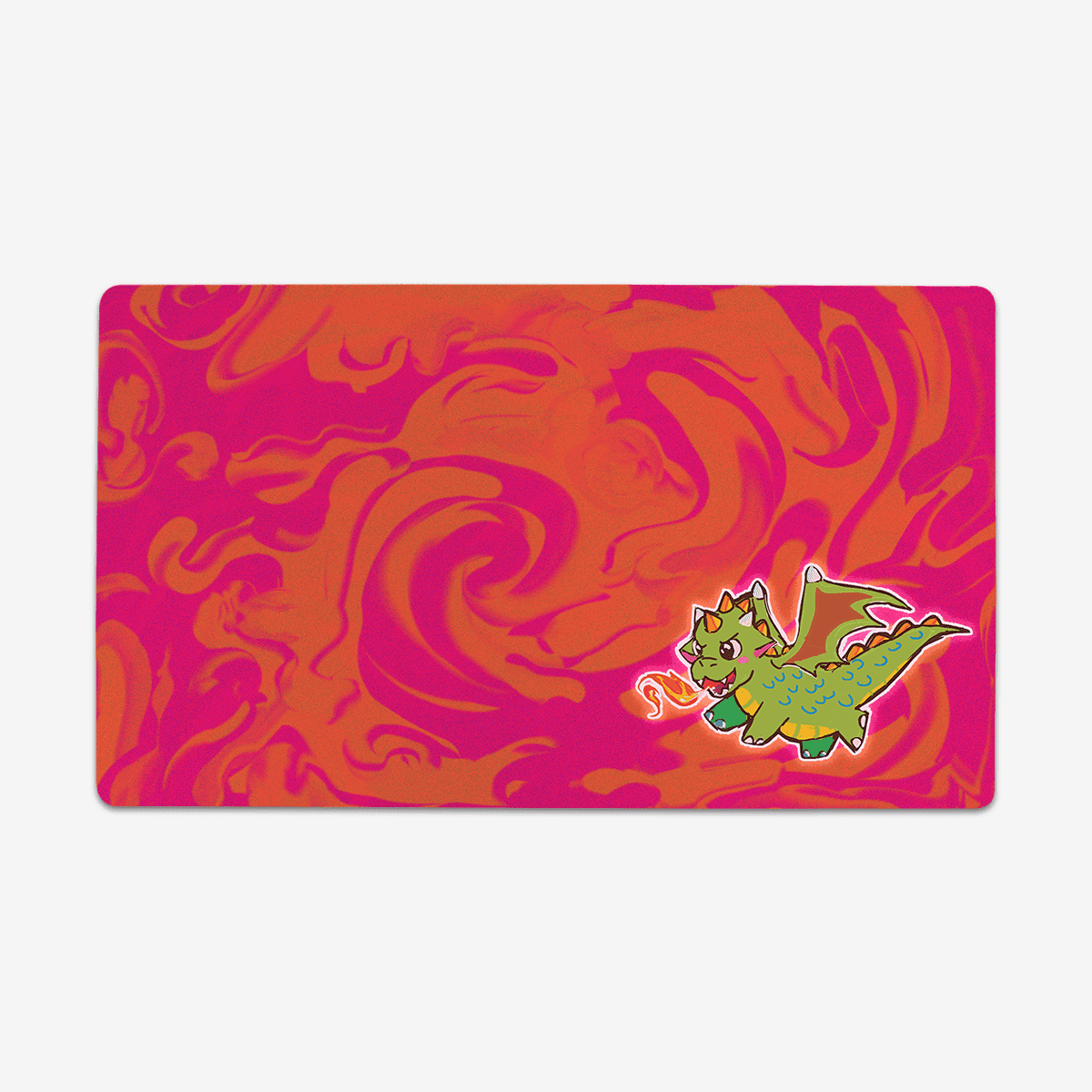 Dragon Breath Playmat - Standard Playmat / Plain / Porange
