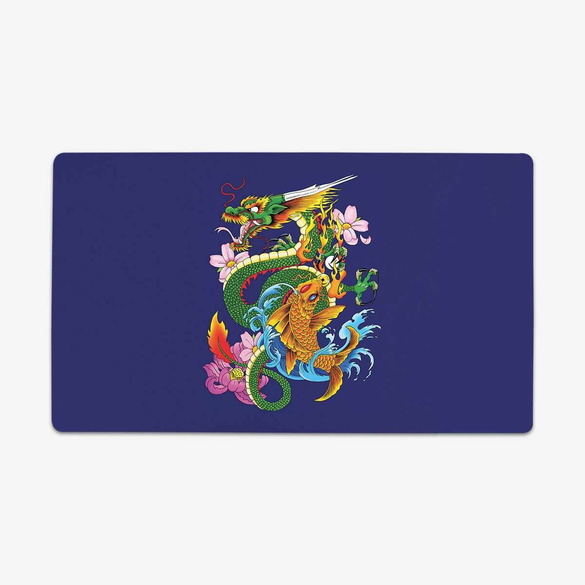 Dragon And Koi Playmat - Standard Playmat / Plain