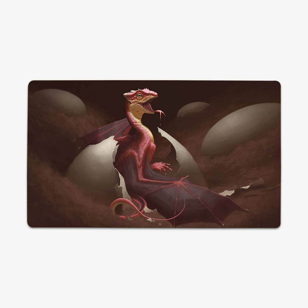 Dragon Hatchling Playmat - Standard Playmat / Plain