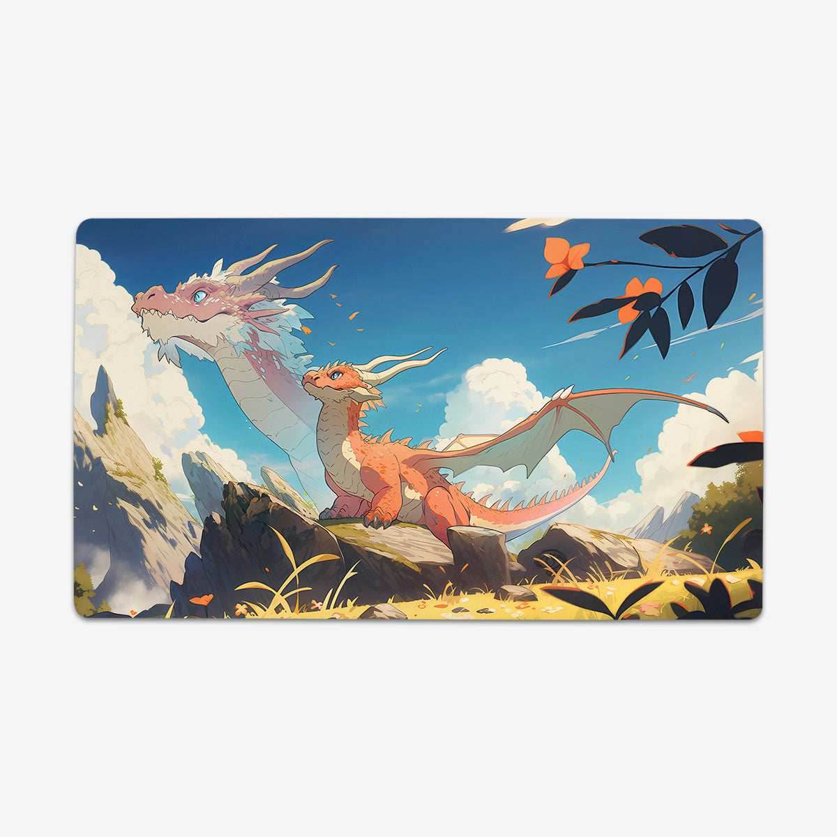 Dragon's First Flight Playmat - Standard Playmat / Plain