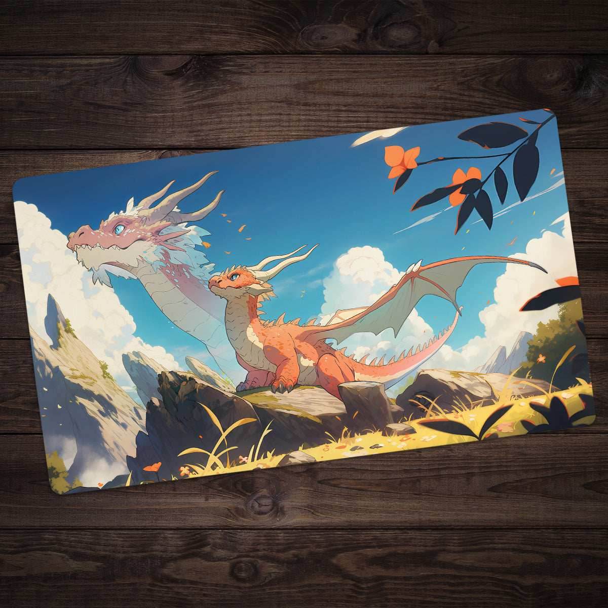 Dragon's First Flight Playmat - Standard Playmat / Plain