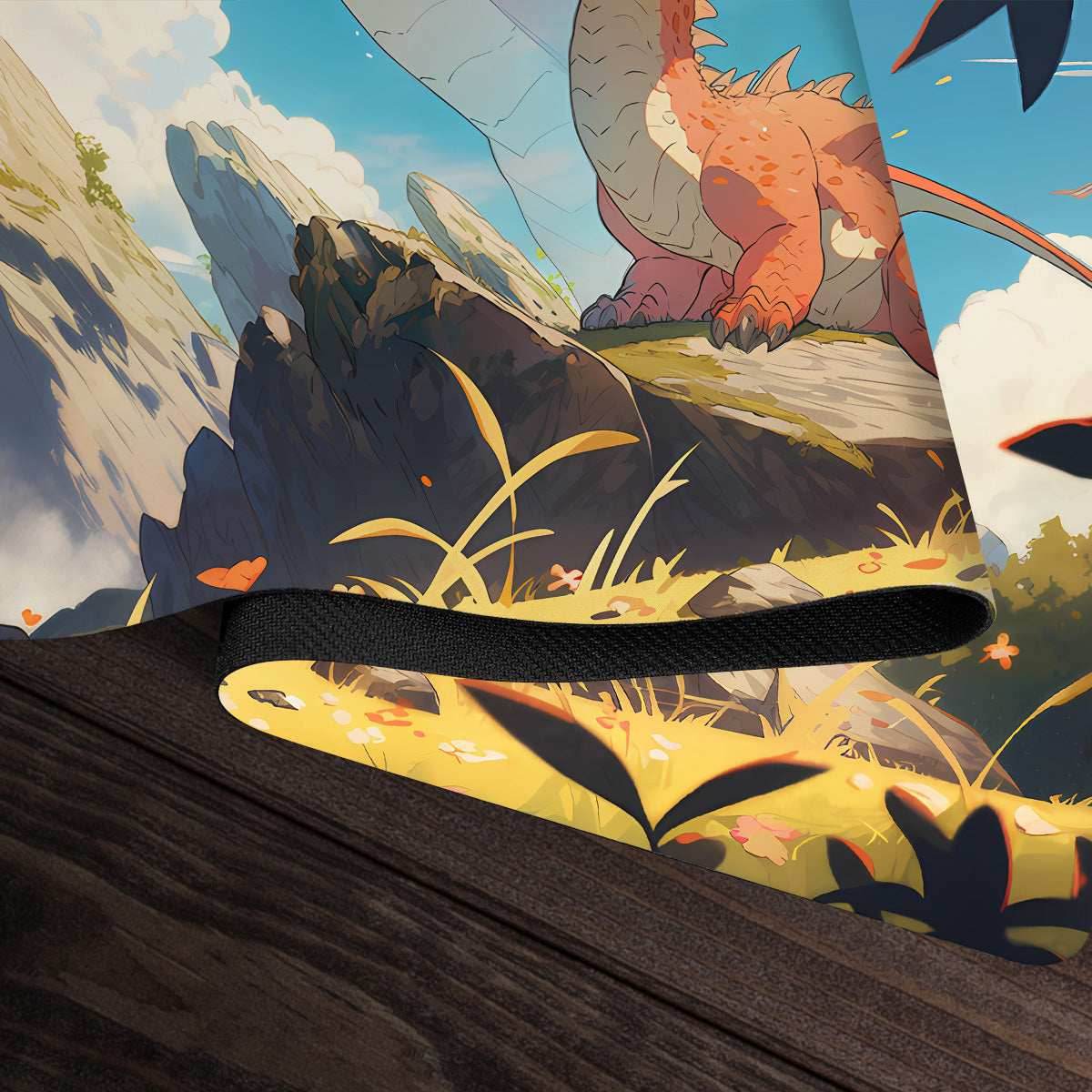 Dragon's First Flight Playmat - Standard Playmat / Plain