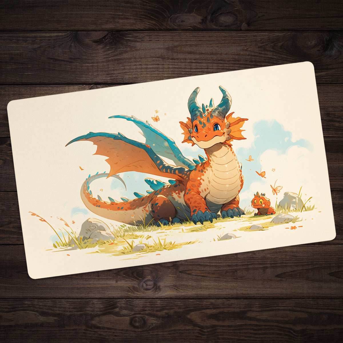Proud Mama Dragon Playmat - Standard Playmat / Plain