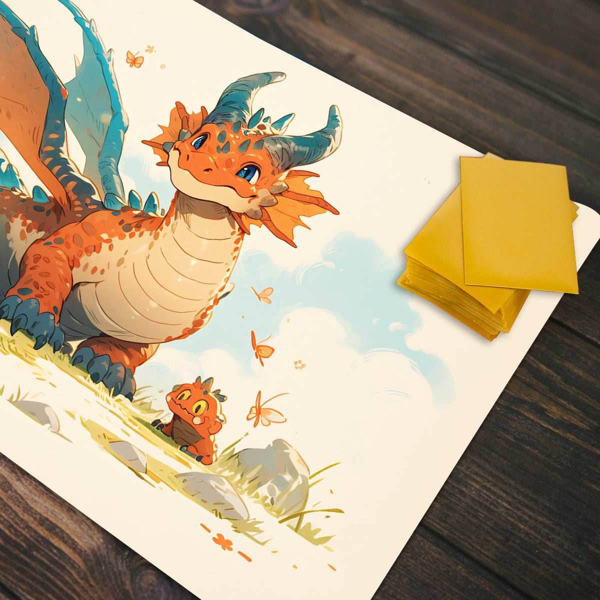 Proud Mama Dragon Playmat - Standard Playmat / Plain