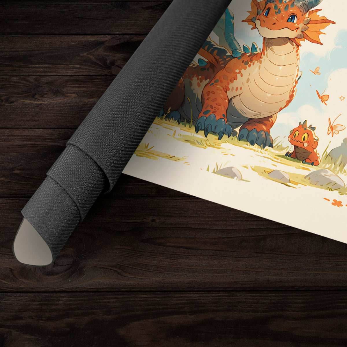Proud Mama Dragon Playmat - Standard Playmat / Plain