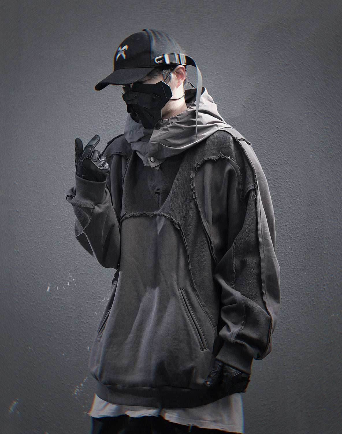 HiH56 Grey NX Hoodie - M