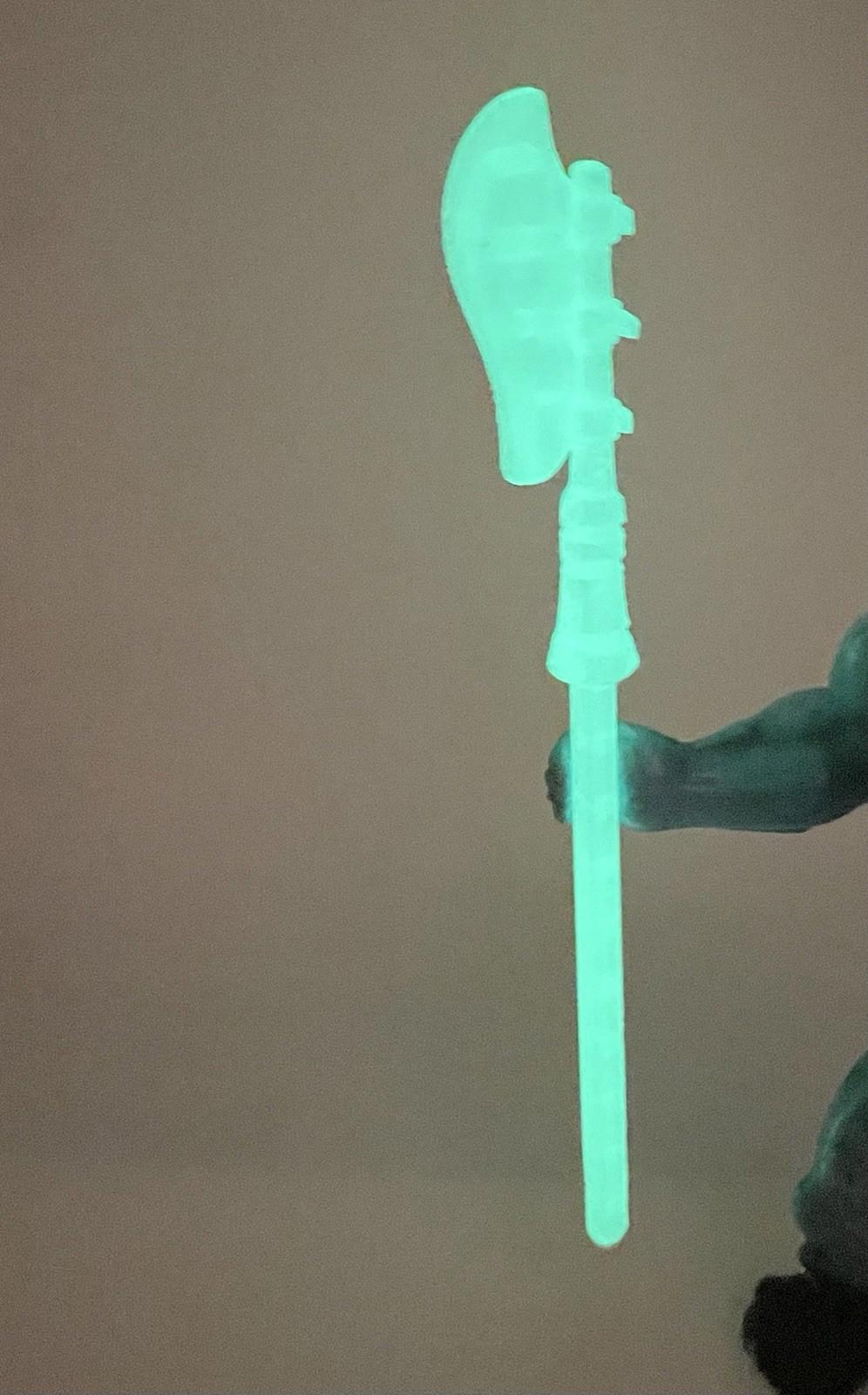 Vintage Scareglow GLOW Halberd Staff He-man MOTU REPRO Replacement Part 1986